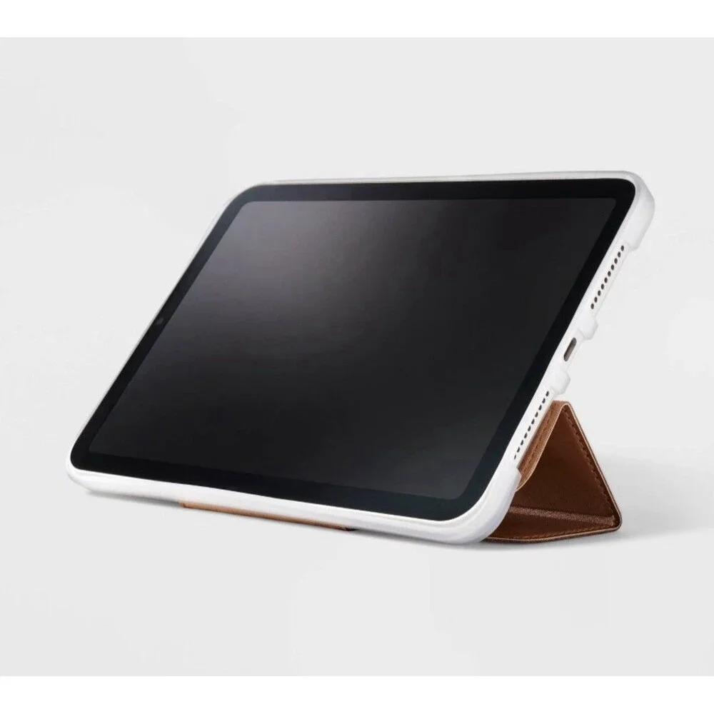 Apple iPad Mini Folio Faux Leather Case - heyday Brown RARE NEW